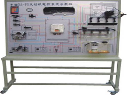 普通型豐田5A-FE發(fā)動機電控系統(tǒng)示教板